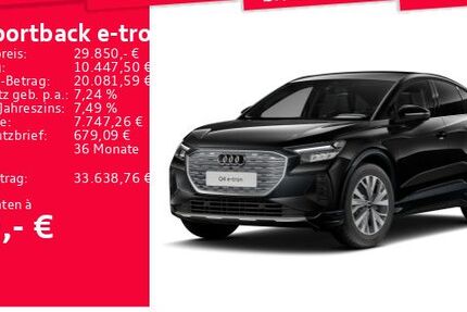 Audi Q4 e-tron 37.468 km 29.850 &euro; Frankfurt am Main 60326