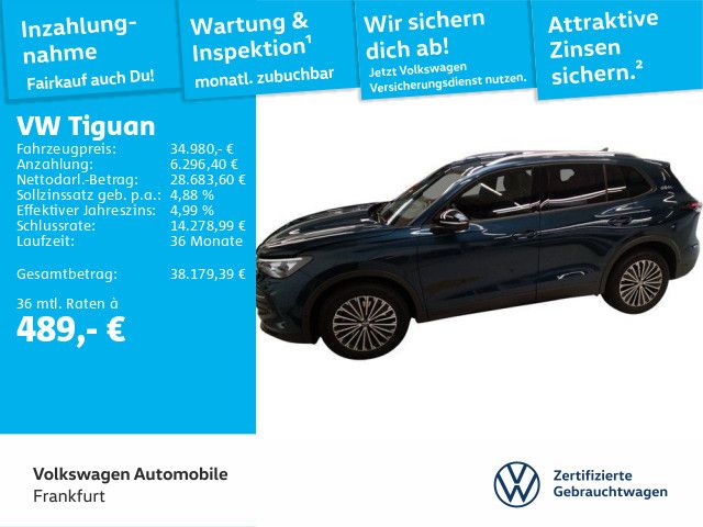 VW Tiguan 19.741 km 34.980 &euro; Frankfurt 60326