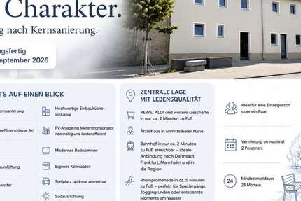 Wohnung Gernsheim - 2 Zimmer, 65 m&sup2;, 1.040&euro; | Angebot:27031297