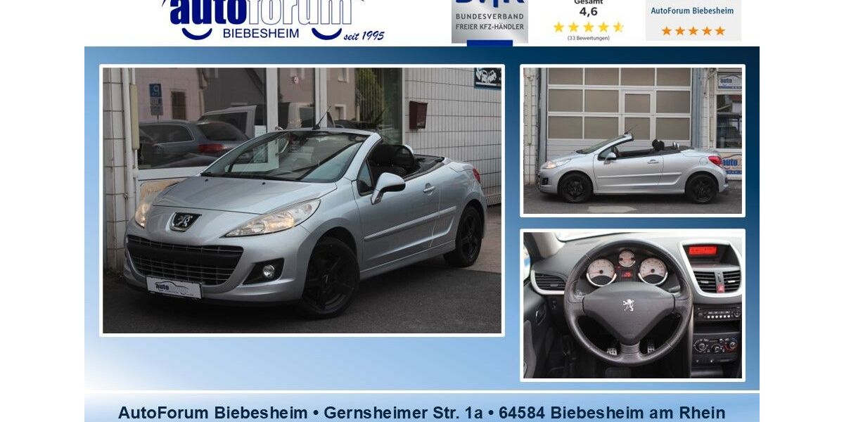 Peugeot 207 125.800 km 2.999 € Biebesheim 64584