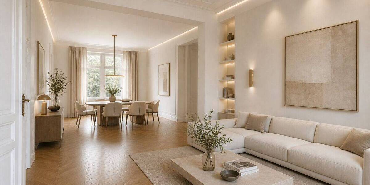 Etagenwohnung Frankfurt am Main Nordend-West - 4 Zimmer, 135 m&sup2;, 1.495.000&euro; | Angebot:26866952