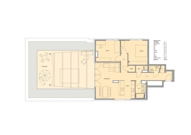 Etagenwohnung Frankfurt am Main Sachsenhausen - 3 Zimmer, 118 m&sup2;, 1.169.200&euro; | Angebot:20967766