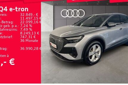 Audi Q4 e-tron 44.985 km 32.849 &euro; Frankfurt am Main 60314
