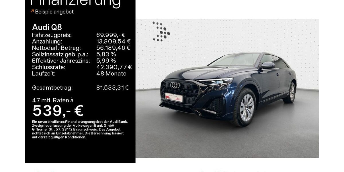 Audi Q8 27.518 km 69.999 &euro; Hofheim 65719
