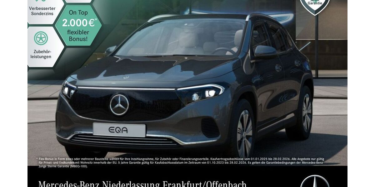 Mercedes-Benz EQA 9.141 km 34.190 &euro; Frankfurt 60599