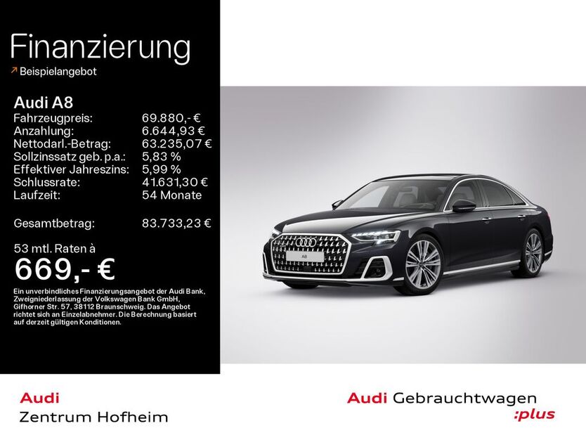Audi A8 26.571 km 68.999 € Hofheim 65719