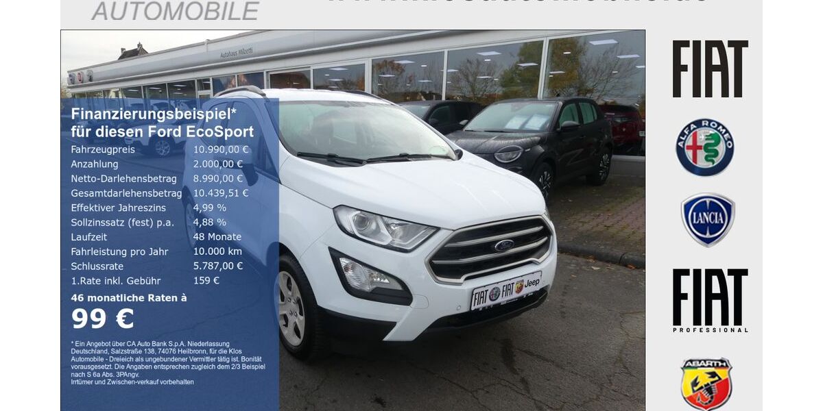 Ford EcoSport 75.978 km 10.990 &euro; Dreieich 63303