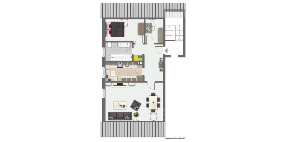 Etagenwohnung Bischofsheim - 3 Zimmer, 74 m&sup2;, 229.000&euro; | Angebot:26170372