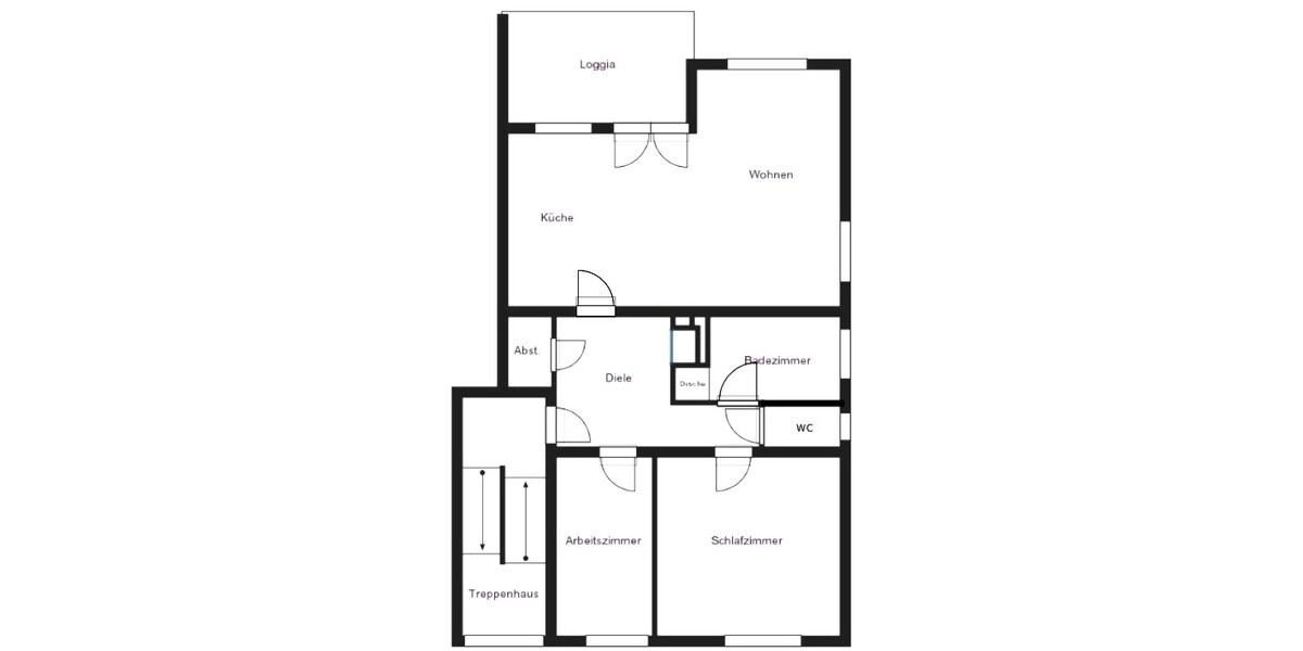 Großzügig geschnittene 3-Zimmer-Wohnung in guter und ruhiger Wohnlage von Offenbach - Etagenwohnung Offenbach Bieberer Berg | Angebot:27133823