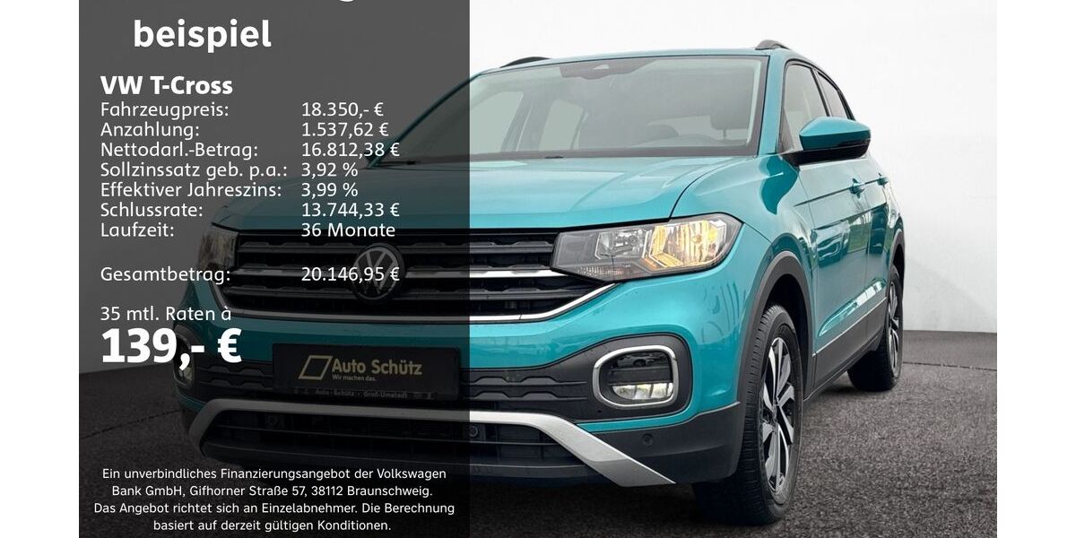VW T-Cross 13.104 km 18.350 &euro; Groß-Umstadt 64823