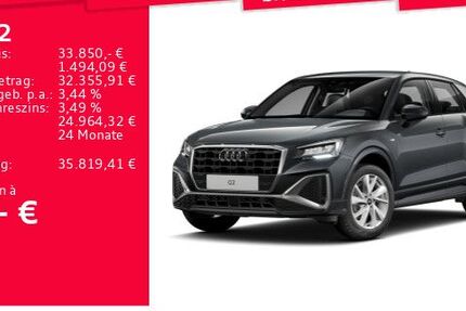 Audi Q2 20.698 km 33.850 &euro; Frankfurt am Main 60314