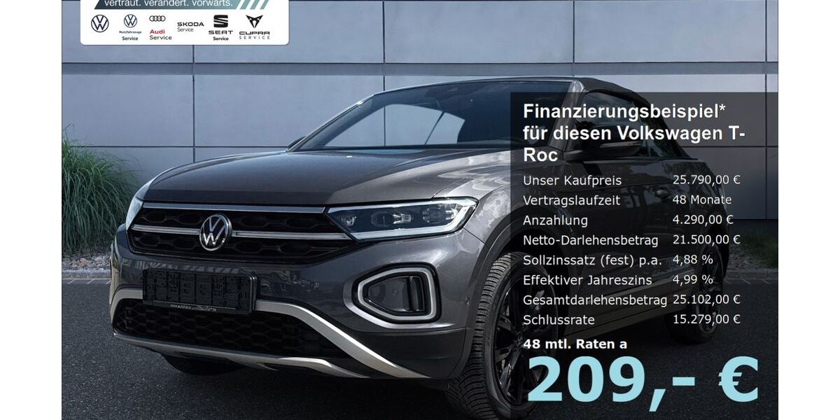 VW T-Roc 70.865 km 25.790 &euro; Griesheim 64347