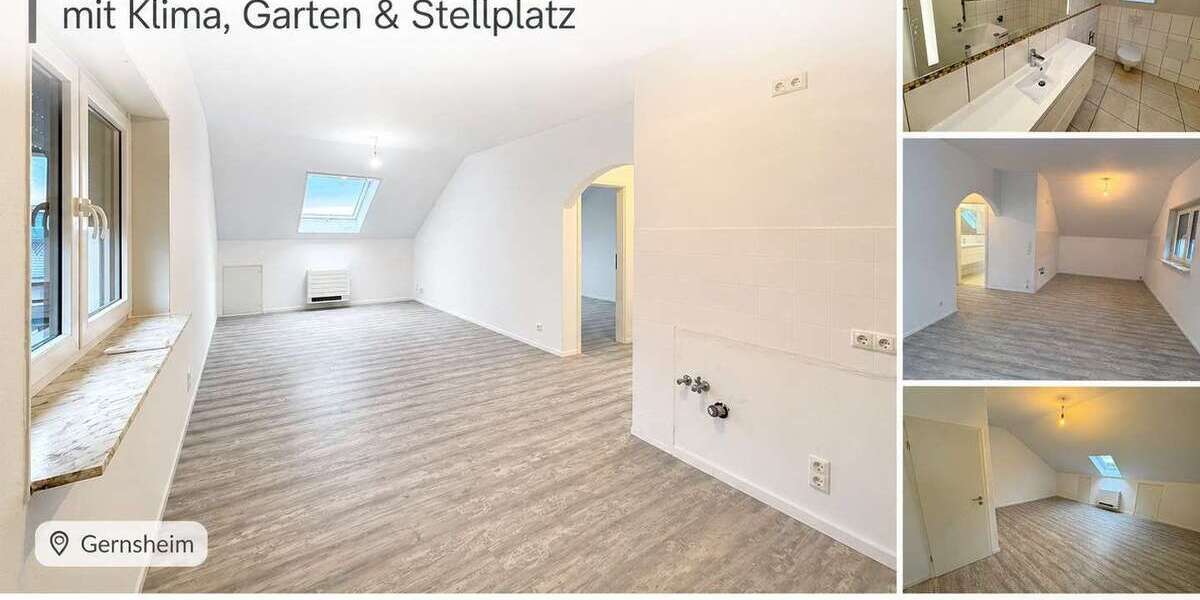Etagenwohnung Gernsheim Klein-Rohrheim - 4 Zimmer, 86 m&sup2;, 950&euro; | Angebot:26394719