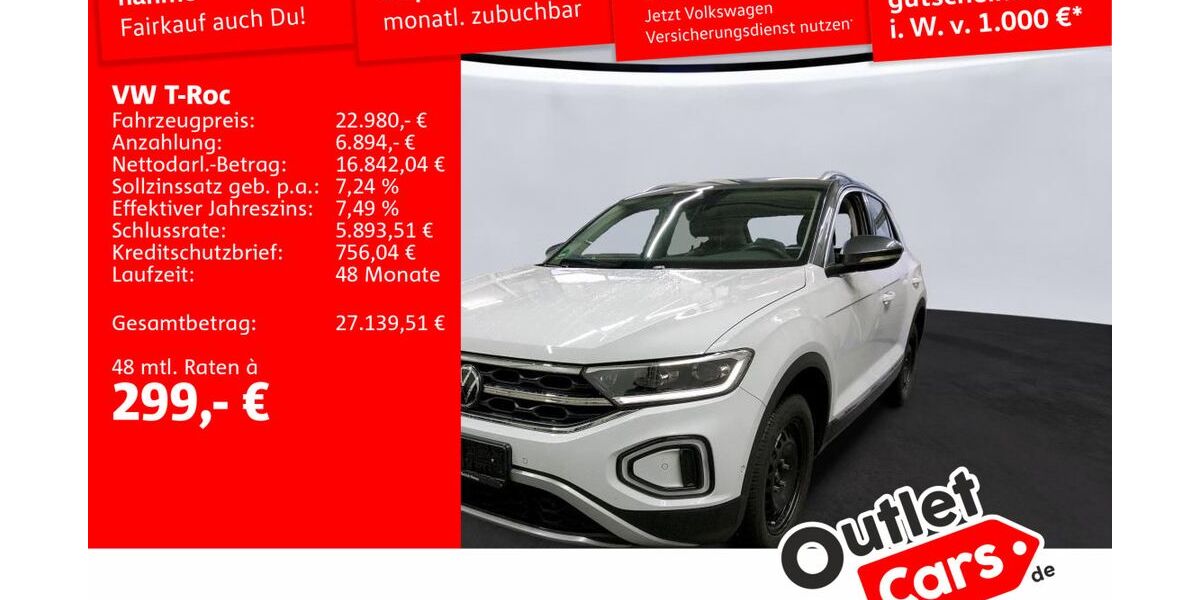 VW T-Roc 64.403 km 22.980 &euro; Frankfurt 60326