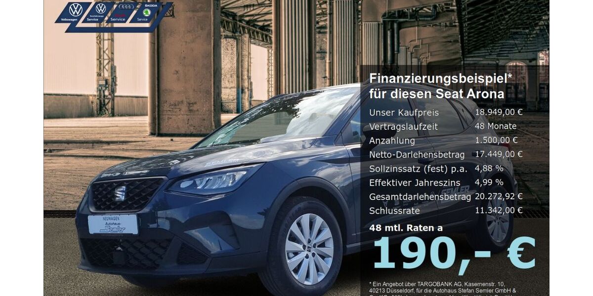 Seat Arona 10.000 km 18.949 &euro; Griesheim 64347