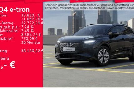 Audi Q4 e-tron 27.465 km 33.850 &euro; Frankfurt am Main 60326