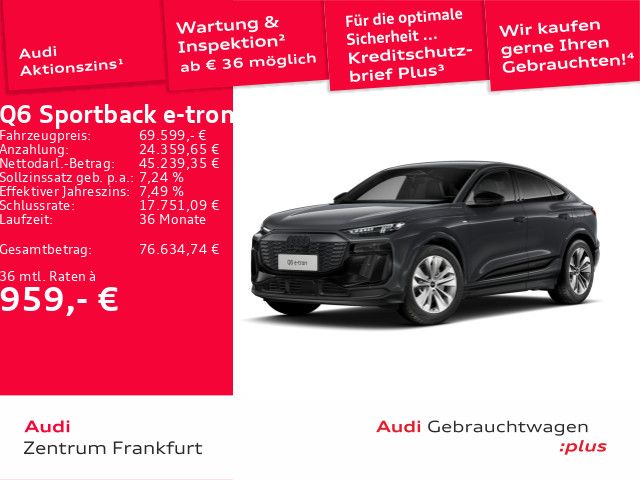 Audi Q6 e-tron 21.142 km 69.599 &euro; Frankfurt am Main 60314