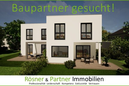 *Grundstückshälfte*Baupartner gesucht für DHH in Marxheim*Familie sucht freundliche Nachbarn* - Grundstück Hofheim | Angebot:24109386