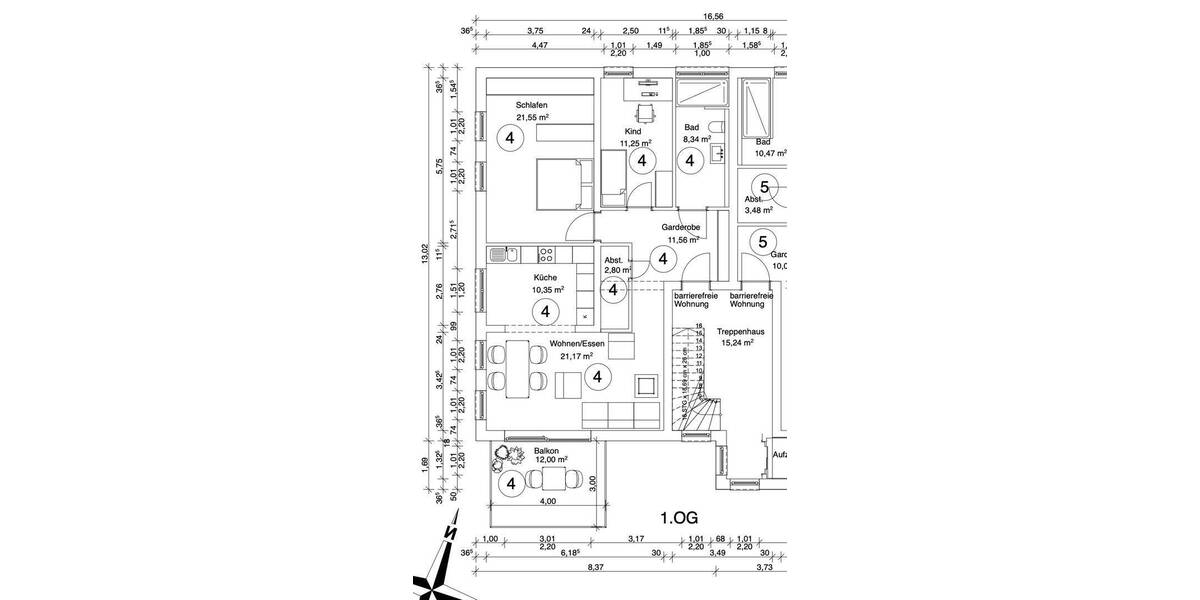 Etagenwohnung Groß-Umstadt Umstadt - 3 Zimmer, 93 m&sup2;, 1.475&euro; | Angebot:26804264