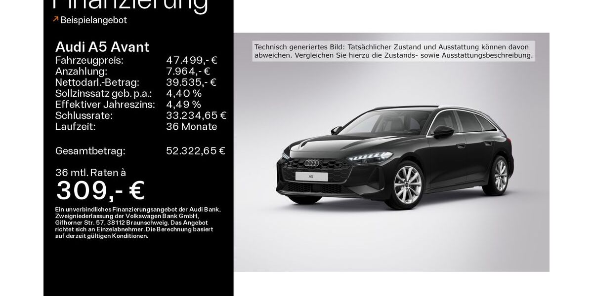 Audi A5 28.290 km 47.399 &euro; Hofheim 65719