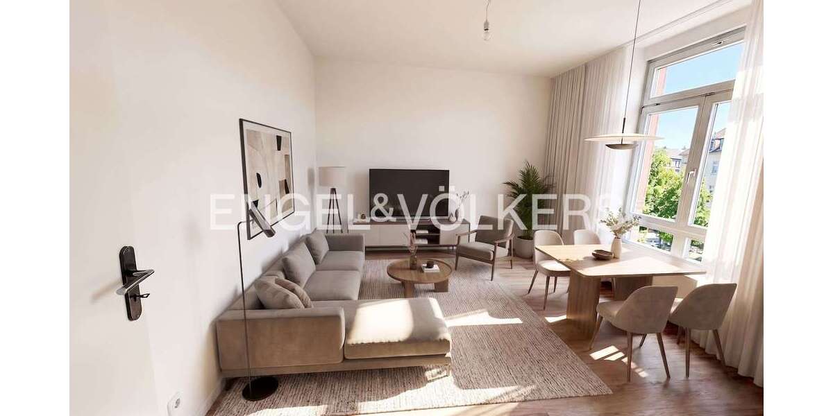 Etagenwohnung Frankfurt am Main Nordend Ost - 3 Zimmer, 67 m&sup2;, 1.625&euro; | Angebot:26795695