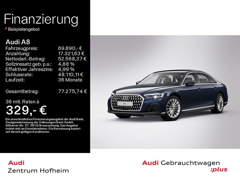 Audi A8 28.295 km 68.999 € Hofheim 65719