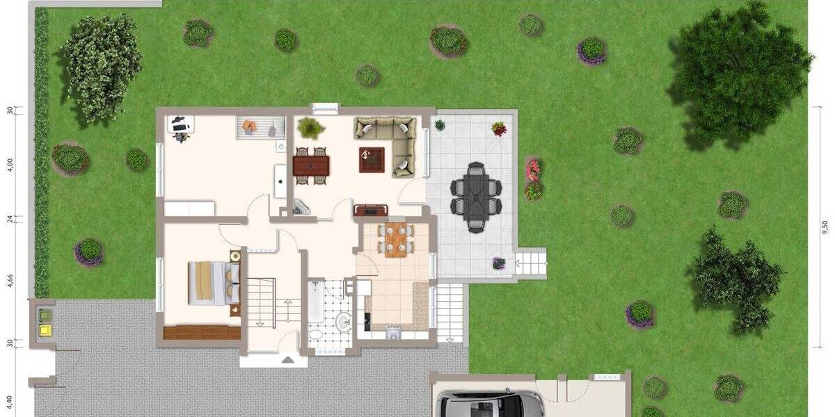 Einfamilienhaus Rüsselsheim am Main Bauschheim - 3 Zimmer, 96 m&sup2;, 479.000&euro; | Angebot:25746391