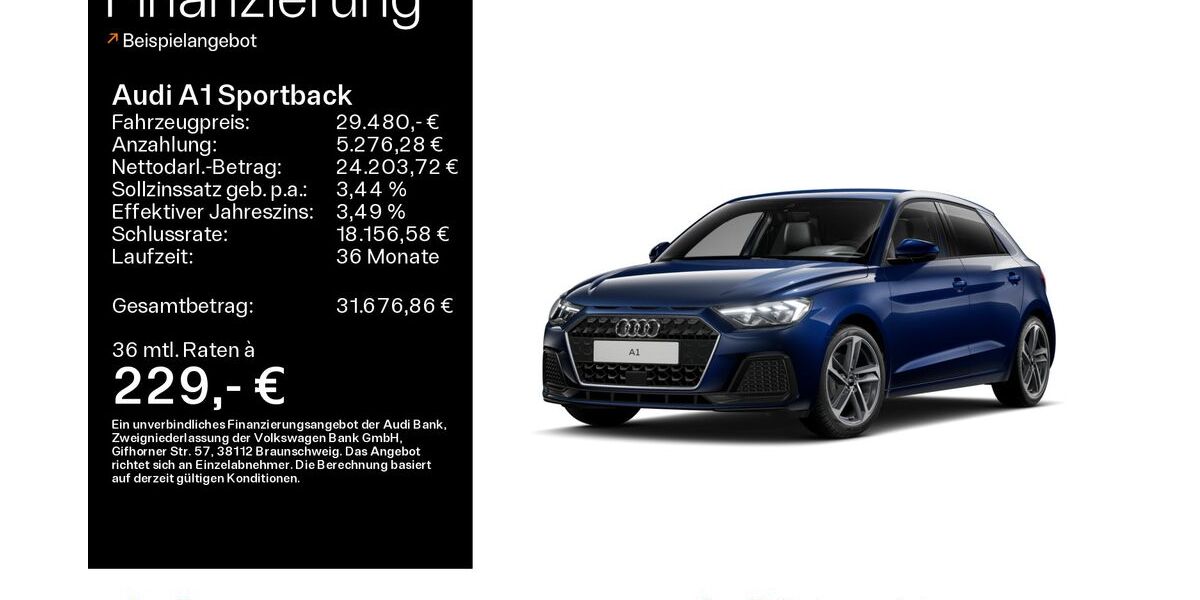 Audi A1 5.818 km 29.480 &euro; Hofheim 65719