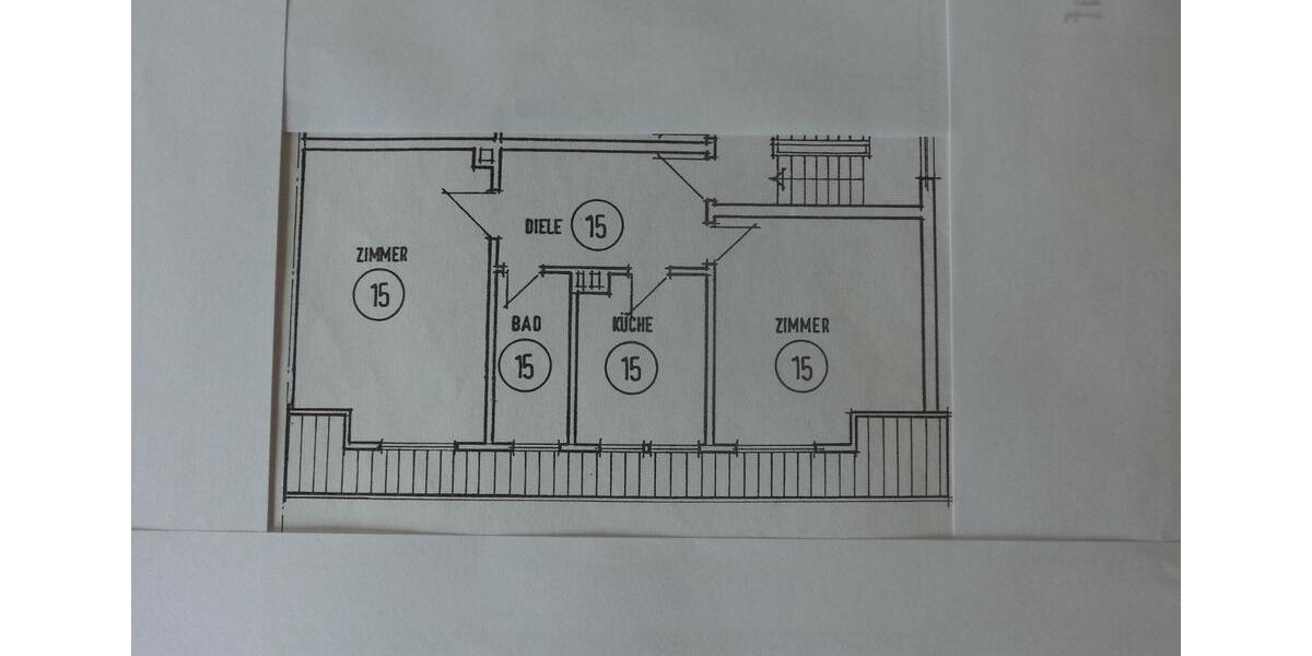 Dachgeschoßwohnung Darmstadt Bessungen - 2 Zimmer, 63 m&sup2;, 830&euro; | Angebot:25545784