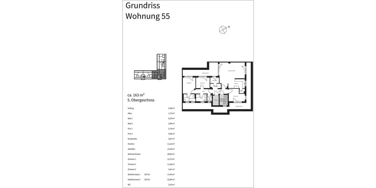 Etagenwohnung Offenbach am Main Bürgel - 5 Zimmer, 146 m&sup2;, 699.000&euro; | Angebot:24042936
