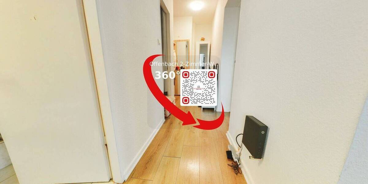 Etagenwohnung Offenbach am Main Bieberer Berg - 2 Zimmer, 57 m&sup2;, 185.000&euro; | Angebot:26434594