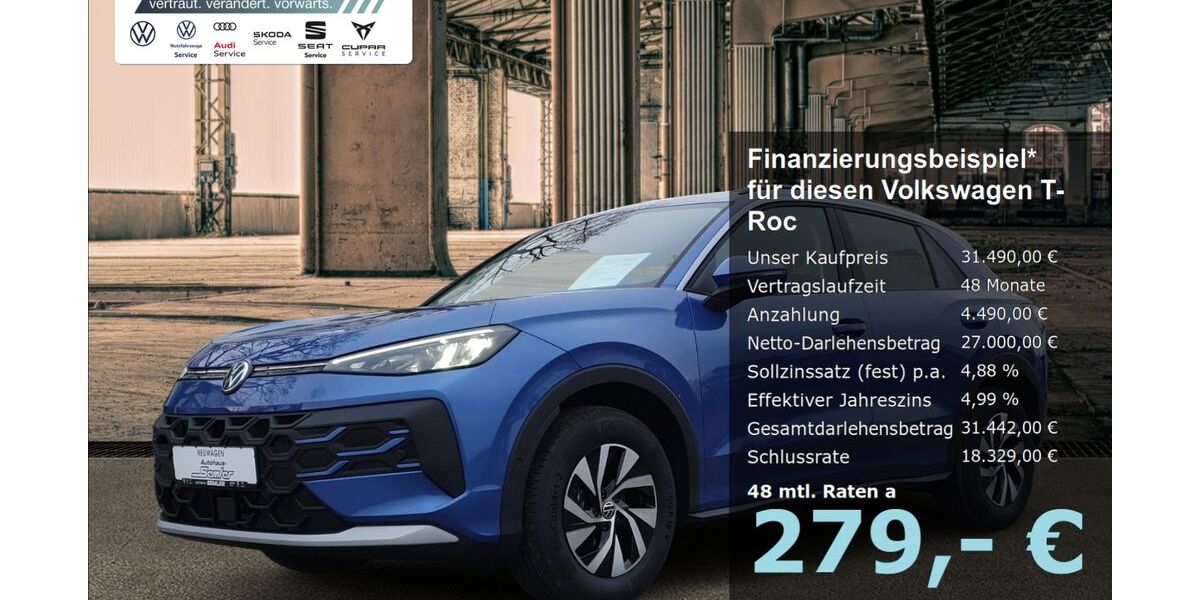 VW T-Roc 3.000 km 31.490 &euro; Griesheim 64347