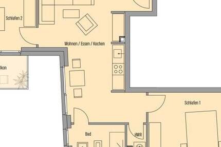 NEU! In der City. Am Main. Modern. Nachhaltig. Attraktive 2-Zimmer-Wohnung mit kurzen Wegen 2 zimmer