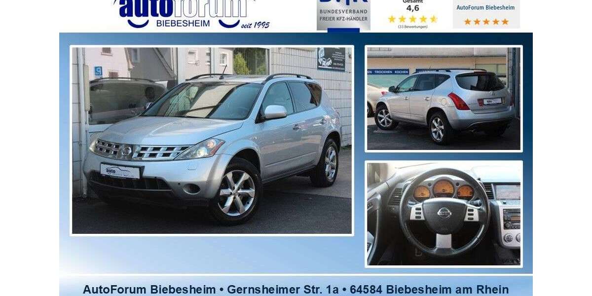 Nissan Murano 100.790 km 5.999 &euro; Biebesheim am Rhein 64584