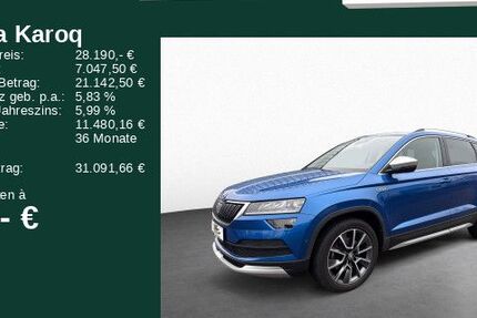 Skoda Karoq 60.100 km 27.280 &euro; Rödermark 63322