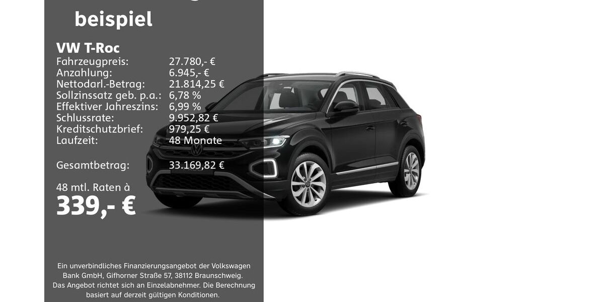 VW T-Roc 7.424 km 27.780 &euro; Groß-Umstadt 64823
