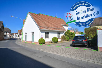 Top gepflegt - Vermietetes Geschäftshäuschen in Harpertshausen!