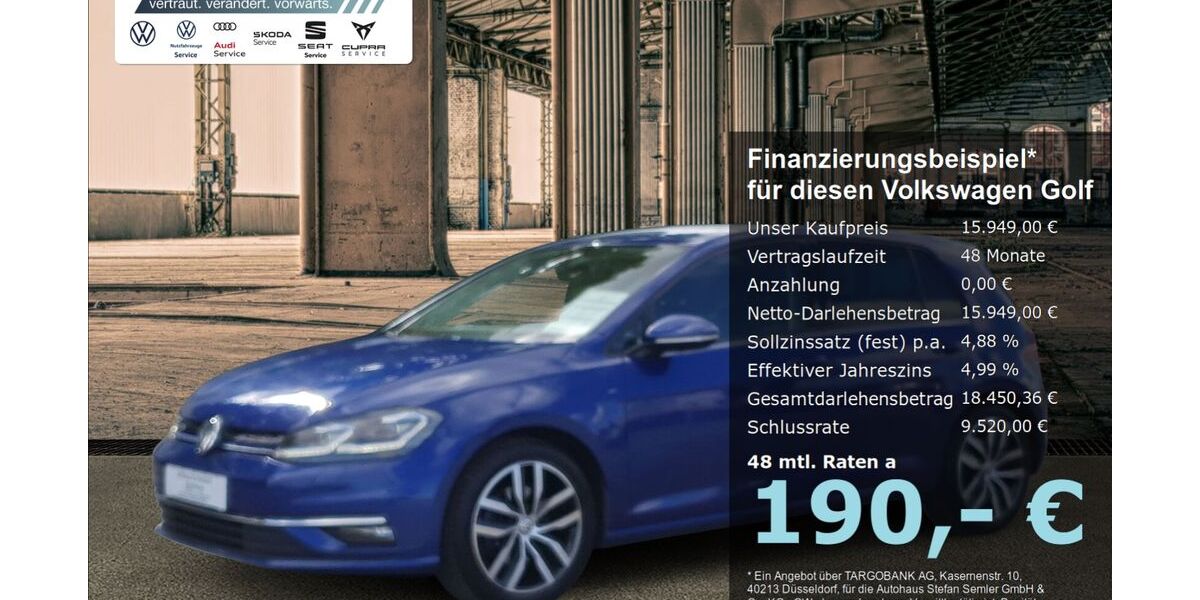 VW Golf 115.252 km 15.949 &euro; Griesheim 64347