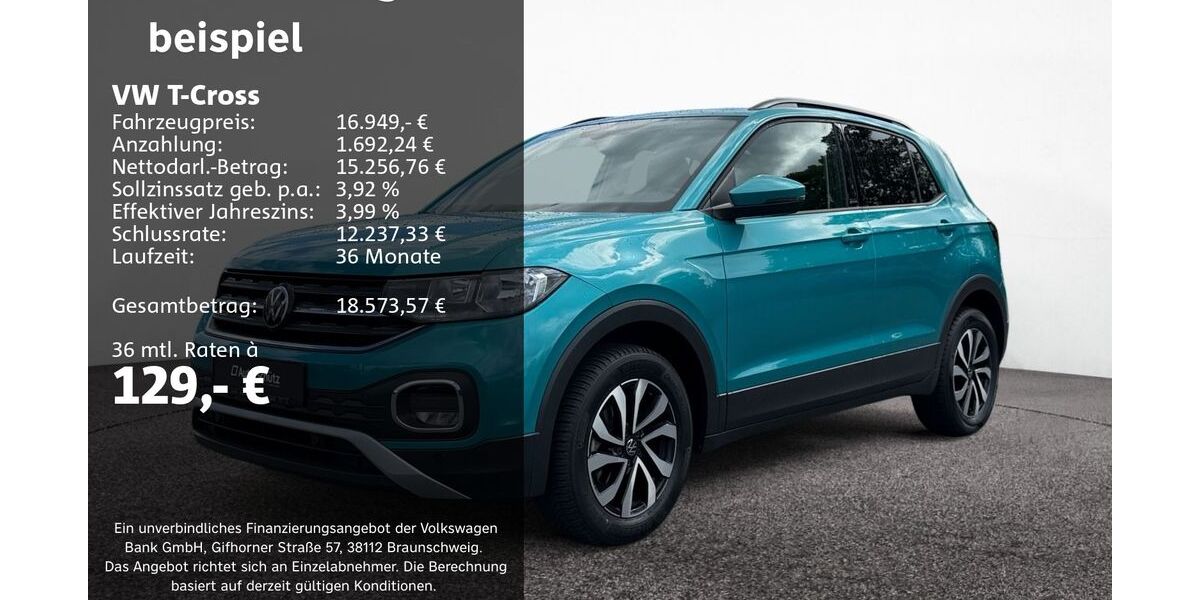 VW T-Cross 42.976 km 16.949 &euro; Groß-Umstadt 64823