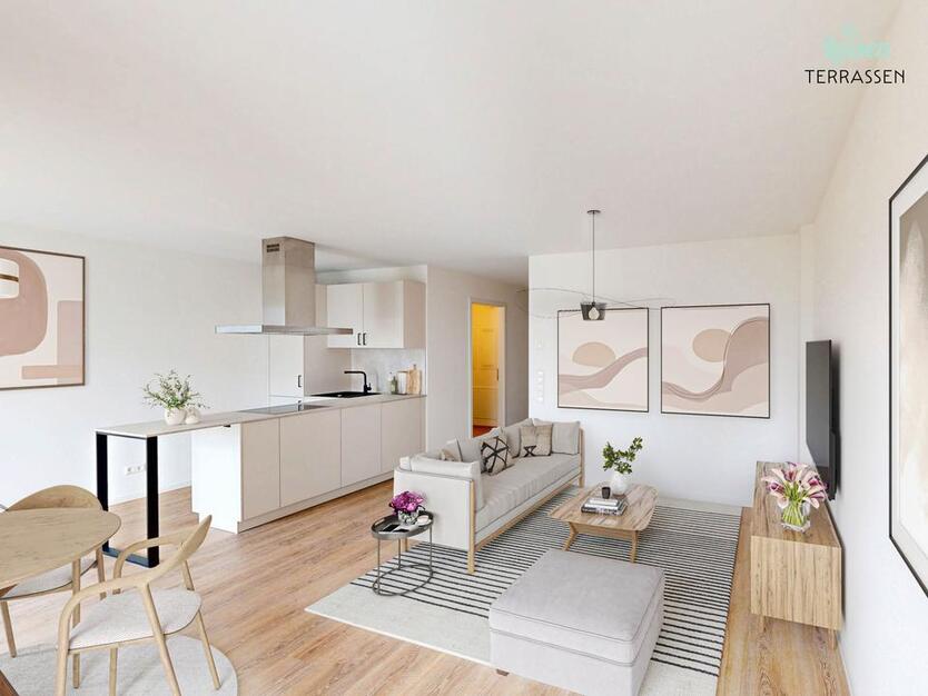 Kompakte 2-Zimmer-Wohnung im Neubau mit Balkon! zimmer