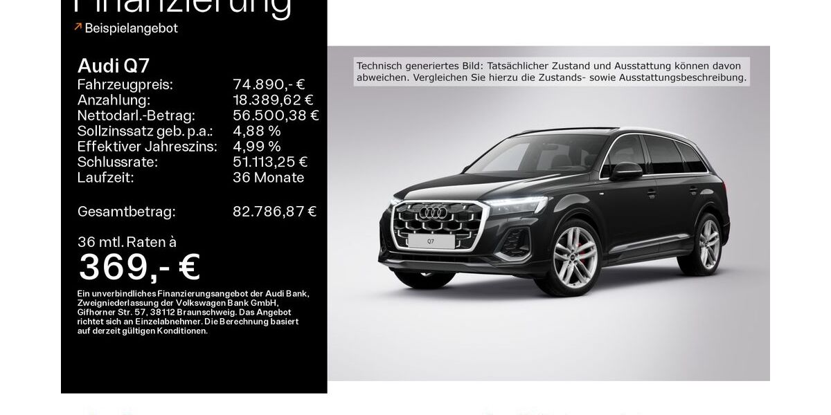 Audi Q7 4.857 km 74.890 &euro; Hofheim 65719