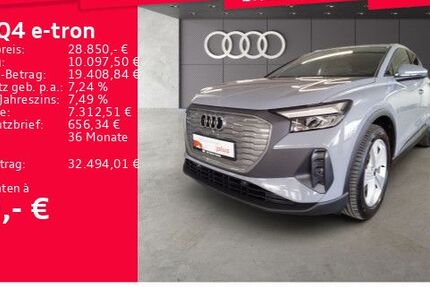 Audi Q4 e-tron 40.540 km 28.850 &euro; Frankfurt am Main 60314