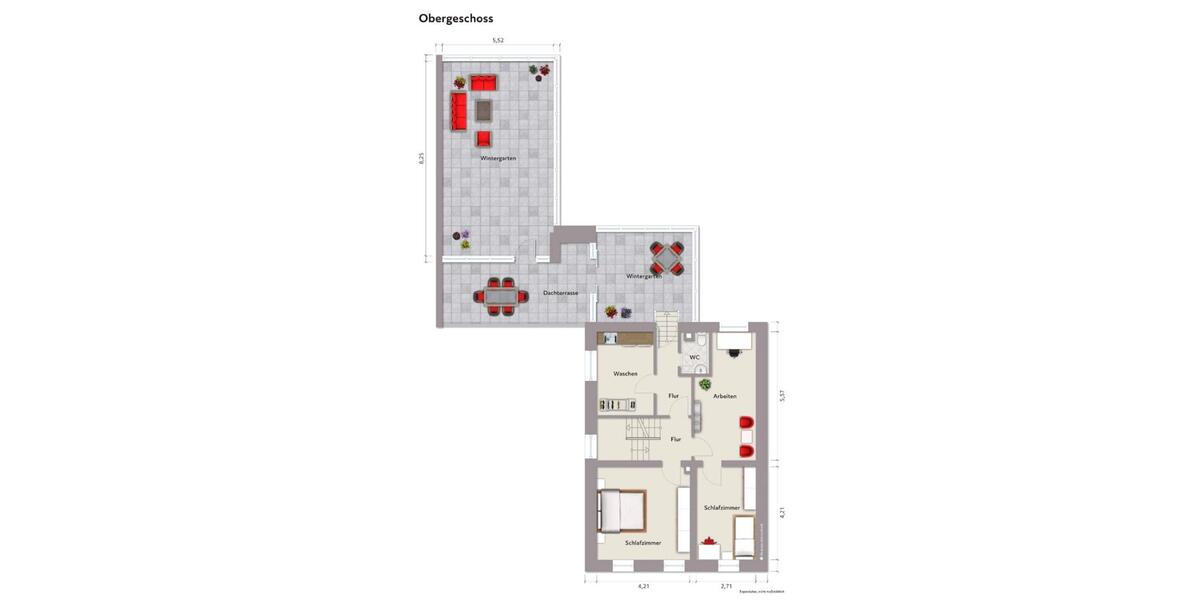 Etagenwohnung Seeheim-Jugenheim Jugenheim - 3 Zimmer, 68 m&sup2;, 520&euro; | Angebot:26439313