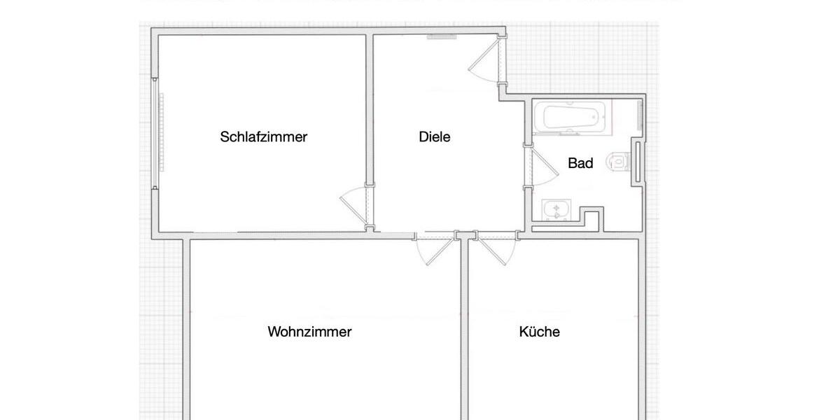 Dachgeschoßwohnung Reinheim - 2.5 Zimmer, 70 m&sup2;, 770&euro; | Angebot:26461802