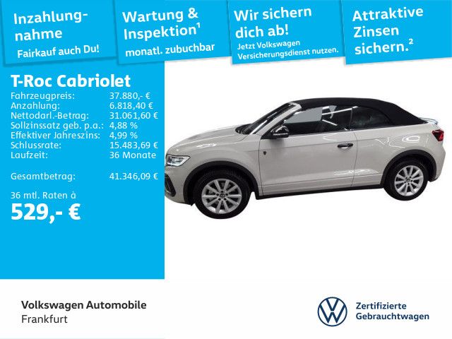 VW T-Roc 3.973 km 37.880 &euro; Frankfurt 60326