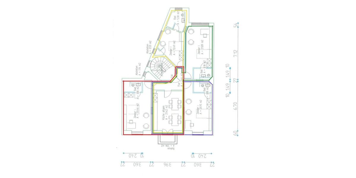 Etagenwohnung Frankfurt am Main Innenstadt 1 - 1 Zimmer, 25 m&sup2;, 650&euro; | Angebot:26282719