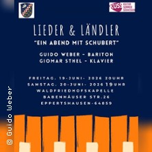 Lieder&Ländler - Ein Abend mit Schubert 20.06.2026 Waldfriedhof Eppertshausen