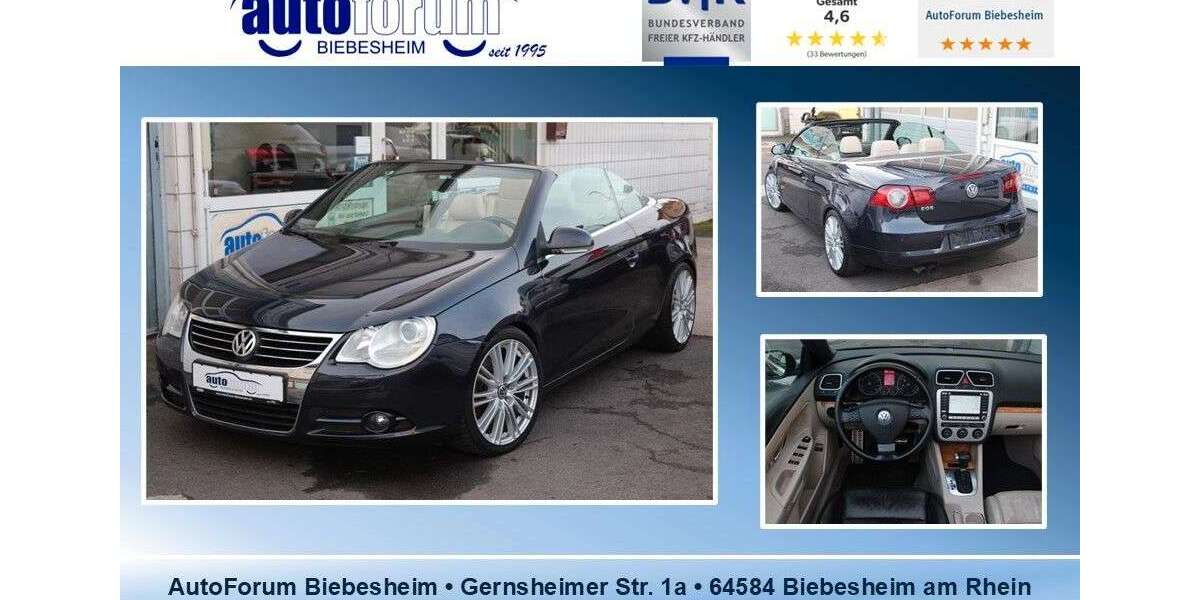 VW Eos 287.500 km 3.499 &euro; Biebesheim am Rhein 64584