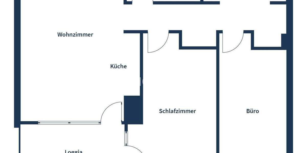Etagenwohnung Frankfurt am Main Gallus - 3 Zimmer, 75 m&sup2;, 697.000&euro; | Angebot:25604469