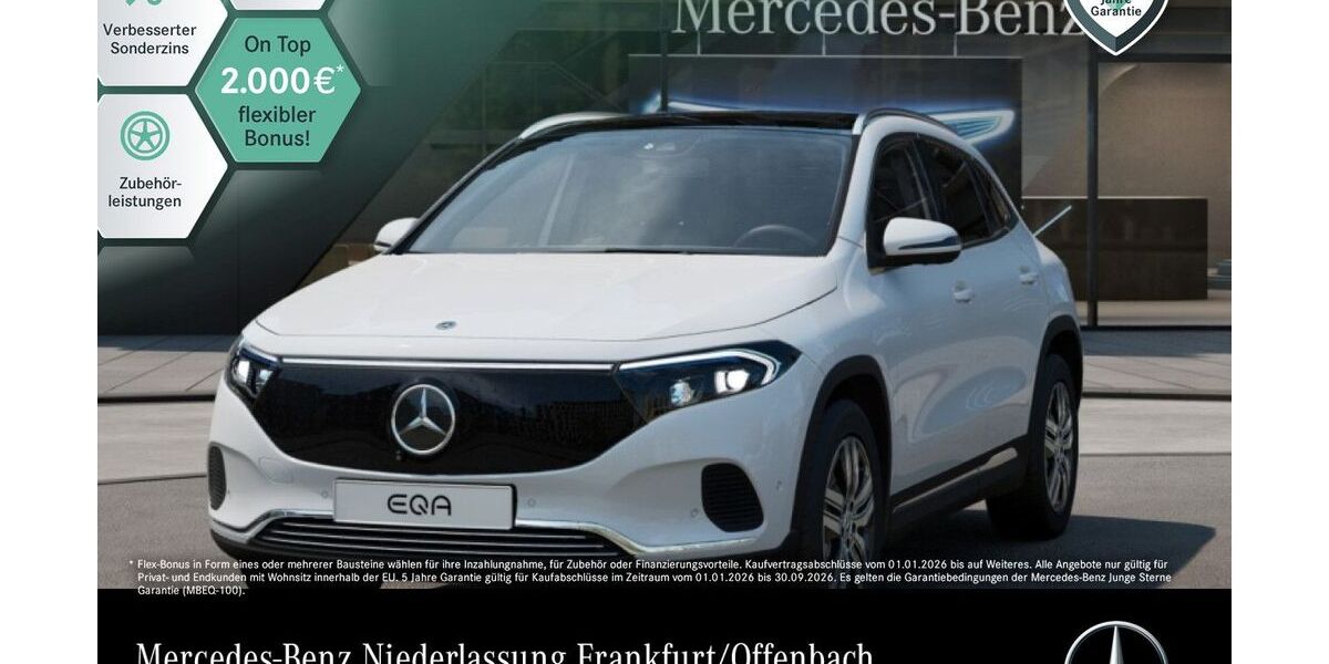 Mercedes-Benz EQA 10.472 km 40.990 &euro; Frankfurt 60599
